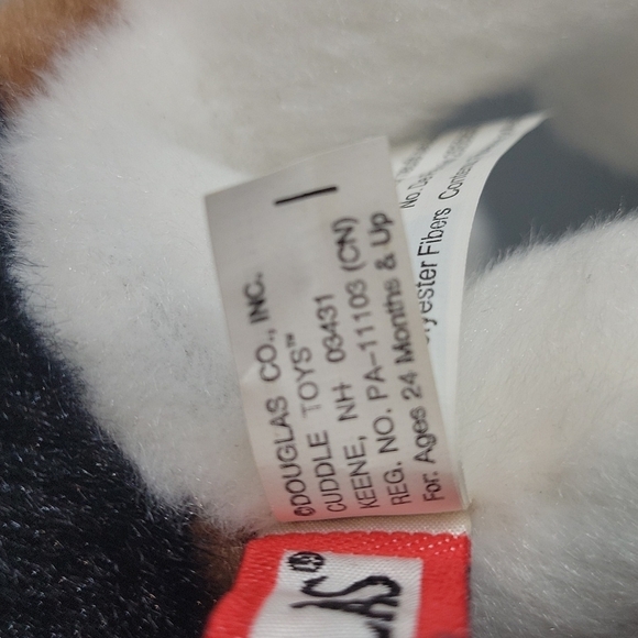 DOUGLAS stuffed beagle small plush dog cuddle toy 3994 Brown white black - Picture 7 of 9